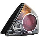 Halogen Tail Light Assembly: Passenger Side, Plastic, Clear; Amber; Red, 1 Pack