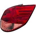 Halogen Tail Light Assembly: Driver Side, Plastic, Clear; Red, 1 Pack