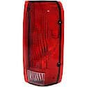 Halogen Tail Light Assembly: Passenger Side, Plastic, Clear; Red, 1 Pack