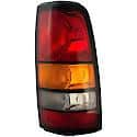 Halogen Tail Light Assembly: Passenger Side, Plastic, Red; Amber, 1 Pack