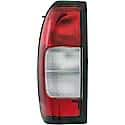 Halogen Tail Light Assembly: Driver Side, Plastic, Clear; Red, 1 Pack