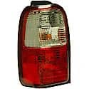 Halogen Tail Light Assembly: Driver Side, Plastic, Clear; Red, 1 Pack