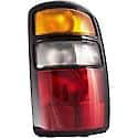 Halogen Tail Light Assembly: Passenger Side, Plastic, Clear; Amber; Red, 1 Pack