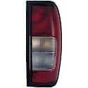 Halogen Tail Light Assembly: Passenger Side, Plastic, Clear; Red, 1 Pack