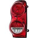 Halogen Tail Light Assembly: Driver Side, Plastic, Clear; Red, 1 Pack