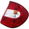 Halogen Tail Light Assembly: Passenger Side, Plastic, Clear; Red, 1 Pack