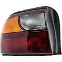 Halogen Tail Light Assembly: Driver Side, Plastic, Clear; Amber; Red, 1 Pack