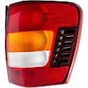 Halogen Tail Light Assembly: Passenger Side, Plastic, Clear; Amber; Red, 1 Pack