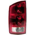 Halogen Tail Light Assembly: Driver Side, Plastic, Clear; Red, 1 Pack