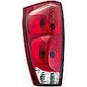 Halogen Tail Light Assembly: Driver Side, Plastic, Clear; Red, 1 Pack