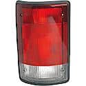 Halogen Tail Light Assembly: Driver Side, Plastic, Clear; Red, 1 Pack