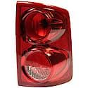 Halogen Tail Light Assembly: Passenger Side, Plastic, Clear; Amber; Red, 1 Pack