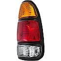 Halogen Tail Light Assembly: Passenger Side, Plastic, Red, 1 Pack