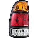 Halogen Tail Light Assembly: Driver Side, Plastic, Red, 1 Pack