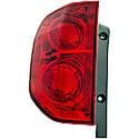 Halogen Tail Light Assembly: Driver Side, Plastic, Red, 1 Pack