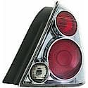 Halogen Tail Light Assembly: Passenger Side, Plastic, Clear; Red, 1 Pack