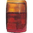 Halogen Tail Light Assembly: Passenger Side, Plastic, Red; Amber, 1 Pack