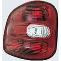 Halogen Tail Light Assembly: Driver Side, Plastic, Clear; Red, 1 Pack