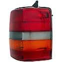 Halogen Tail Light Assembly: Passenger Side, Plastic, Clear; Amber; Red, 1 Pack