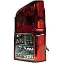 Halogen Tail Light Assembly: Passenger Side, Plastic, Clear; Red, 1 Pack