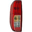 Halogen Tail Light Assembly: Driver Side, Plastic, Clear; Amber; Red, 1 Pack