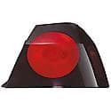 Halogen Tail Light Assembly: Passenger Side, Plastic, Red, 1 Pack