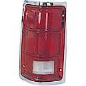 Halogen Tail Light Assembly: Driver Side, Plastic, Clear; Red, 1 Pack