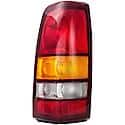 Halogen Tail Light Assembly: Driver Side, Plastic, Red; Amber, 1 Pack