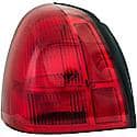 Halogen Tail Light Assembly: Driver Side, Plastic, Red, 1 Pack