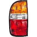 Halogen Tail Light Assembly: Driver Side, Plastic, Clear; Amber; Red, 1 Pack