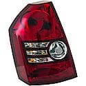 Halogen Tail Light Assembly: Driver Side, Plastic, Clear; Red, 1 Pack