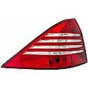 Halogen Tail Light Assembly: Driver Side, Plastic, Clear; Red, 1 Pack