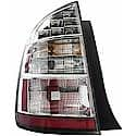 Halogen Tail Light Assembly: Driver Side, Plastic, Clear; Red, 1 Pack