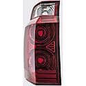 Halogen Tail Light Assembly: Driver Side, Plastic, Clear; Red, 1 Pack