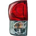 Halogen Tail Light Assembly: Driver Side, Plastic, Clear; Red, 1 Pack