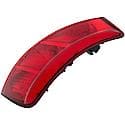 Halogen Tail Light Assembly: Passenger Side, Plastic, Red, 1 Pack