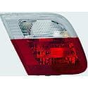 Halogen Tail Light Assembly: Driver Side, Plastic, Clear; Red, 1 Pack