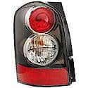 Halogen Tail Light Assembly: Driver Side, Plastic, Clear; Red, 1 Pack