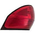 Halogen Tail Light Assembly: Passenger Side, Plastic, Red, 1 Pack