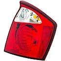 Halogen Tail Light Assembly: Passenger Side, Plastic, Clear; Red, 1 Pack