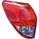 Halogen Tail Light Assembly: Driver Side, Plastic, Clear; Red, 1 Pack