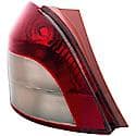 Halogen Tail Light Assembly: Driver Side, Plastic, Clear; Red, 1 Pack