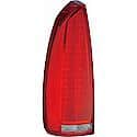 Halogen Tail Light Assembly: Driver Side, Plastic, Clear; Red, 1 Pack