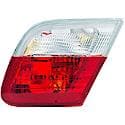 Halogen Tail Light Assembly: Passenger Side, Plastic, Clear; Red, 1 Pack