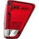 Halogen Tail Light Assembly: Passenger Side, Plastic, Clear; Red, 1 Pack