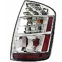 Halogen Tail Light Assembly: Passenger Side, Plastic, Clear; Red, 1 Pack