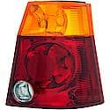 Halogen Tail Light Assembly: Passenger Side, Plastic, Clear; Amber; Red, 1 Pack