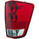 Halogen Tail Light Assembly: Passenger Side, Plastic, Clear; Red, 1 Pack