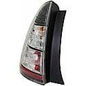 Halogen Tail Light Assembly: Driver Side, Plastic, Clear; Red, 1 Pack