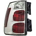 Halogen Tail Light Assembly: Passenger Side, Plastic, Clear; Red, 1 Pack